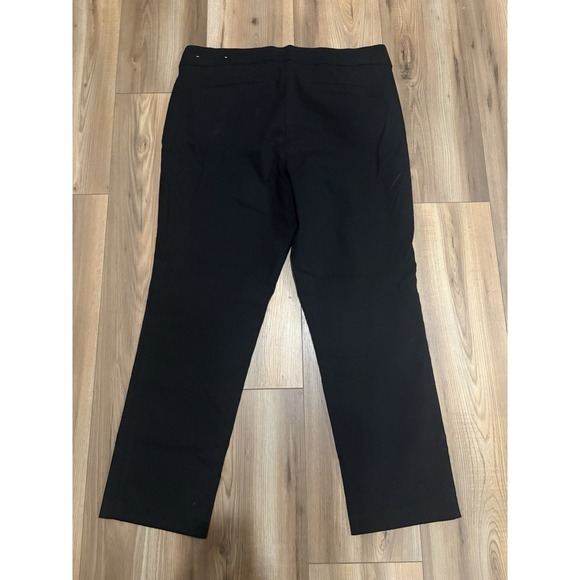 Liz Claiborne Black Dress Pants Women's 14P Petite Stretch Pockets Business - Picture 6 of 7